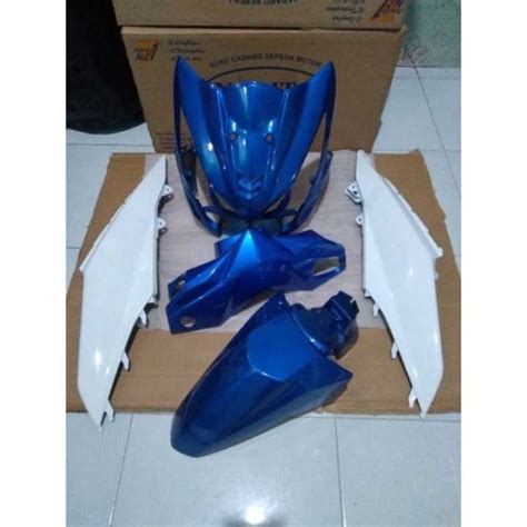 Full Body Halus Honda Beat Fi Lama 2013 2015 Warna Biru Putih Lazada