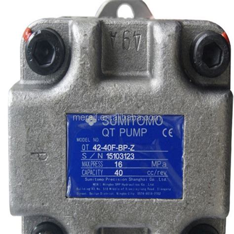 Excavator Parts Hydraulic Main Pump Qt42 Sumitomo Hydraulic Gear Pump