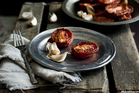 slow roasted winter tomatoes - Jelly Toast