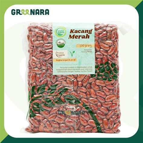 Jual Kacang Merah Mentah Lingkar Organik Gr Shopee Indonesia