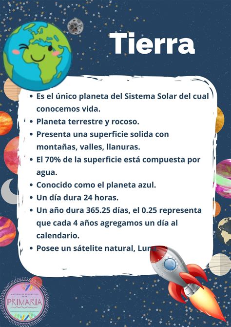 Tierra Informacion De La Tierra Planeta Tierra Para Niños Caracteristicas De Los Planetas