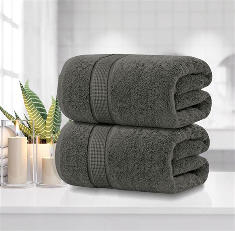 Smuge 4 Pack Bath Towels Extra Large 35 X 70 Inches600 Gsm Ultra Soft Large Bath Towel Set