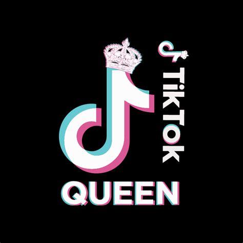 Tik Tok Queen Svg Tiktok Svg Queen Svg Tik Tok Logo Svg Inspire Uplift