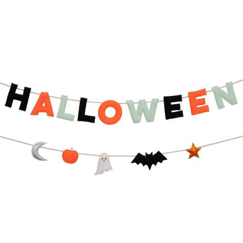 HALLOWEEN FELT GARLAND | Bonjour Fête