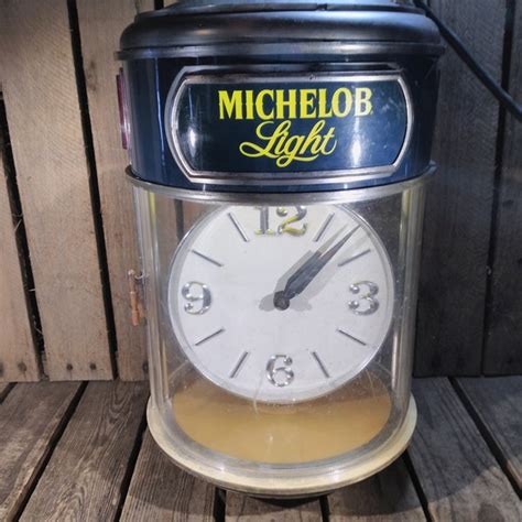 Vintage Beer Clock Etsy