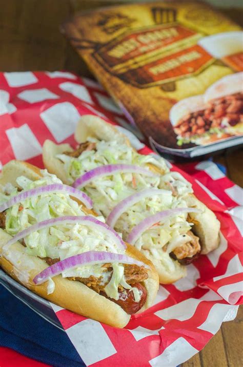 Pulled Pork Hot Dogs Recipe Lifes Ambrosia