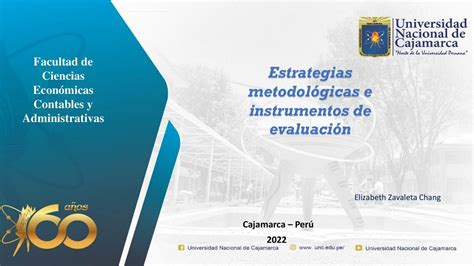 Estrategias metodológicas e instrumentos de evaluación Renzo Cuzco