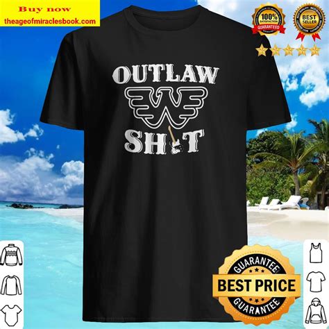 Symbol waylon jennings logo outlaw shit shirt