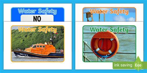 Free Water Safety Photo Pack Profesor Hizo Twinkl