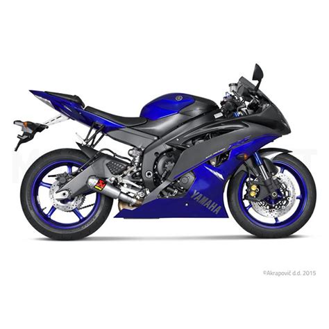 Escapamento Akrapovic Slip On Line Gp Style Racing Yamaha Yzf R