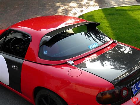 Carbonmiata Hardtop Spoiler For Na Nb Mazda Miata Mx Topmiata