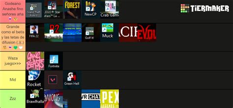 Juegos Para Jugar Bv Tier List Community Rankings TierMaker