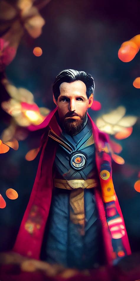 Lionel Messi As Marvels Doctor Strange Flying Full Midjourney Openart