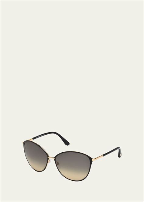 TOM FORD Penelope Metal Butterfly Sunglasses - Bergdorf Goodman