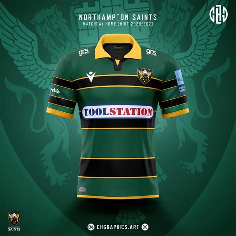 Northampton Saints Matchday Kit Concepts 2020/2021 : r/rugbyunion