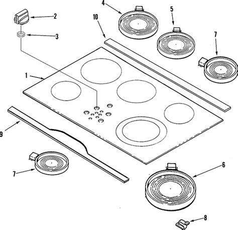 Jenn Air Jec Bdb Cooktop Partswarehouse