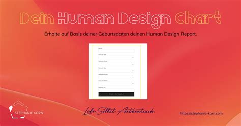 Erstelle Deine Human Design Chart Stephanie Korn