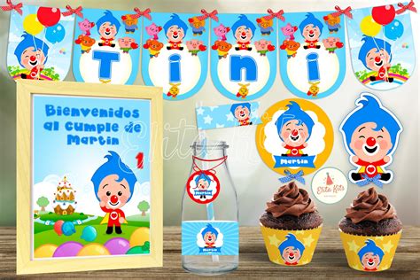 Kit Imprimible Plim Plim Payaso Decoraci N Cumplea Os Ni Os Y Etsy