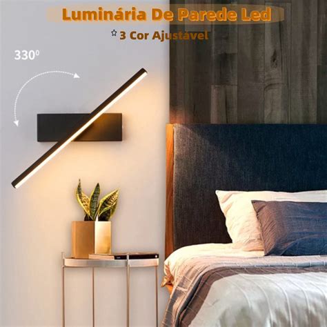 Luminária De Parede LED De Decoração Parede Minimalista 330 Lâmpada