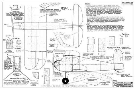 Dakota Biplane 2 Plans Aerofred Download Free Model Airplane Plans