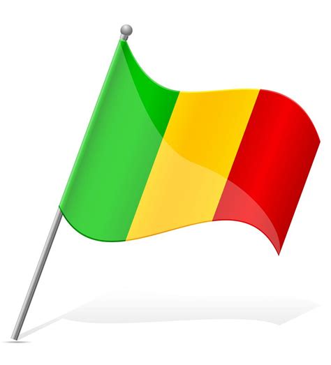 Drapeau Du Mali Illustration Vectorielle 488825 Art Vectoriel Chez Vecteezy