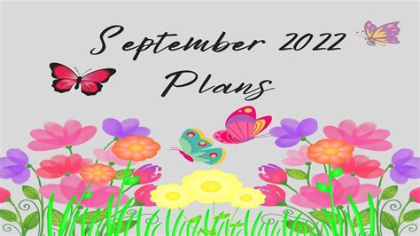 September 2022 Plans YouTube