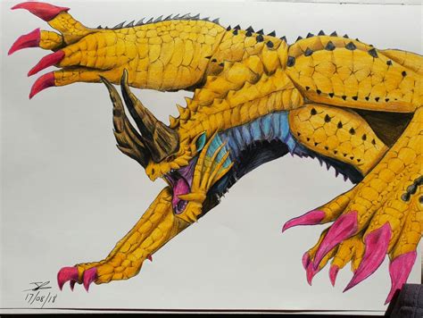 Shagaru Magala Monster Hunter Fanart Traditional R Drawing