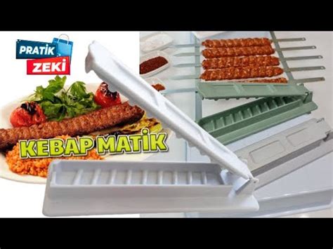 Pratik Zeki Kebapmatik Adana Urfa Kebap Kalıbı Aparat Pratik Kebap