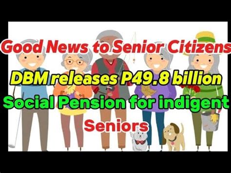 Good News To Senior Citizens DBM Releases P49 8 Billion Social Pension