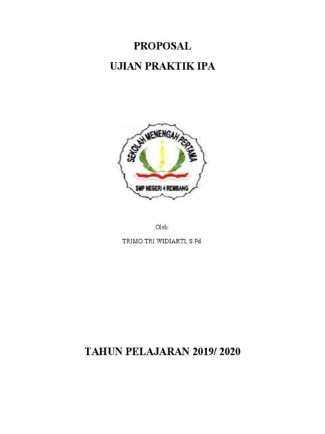 Proposal Ujian Praktek Ipa Pdf