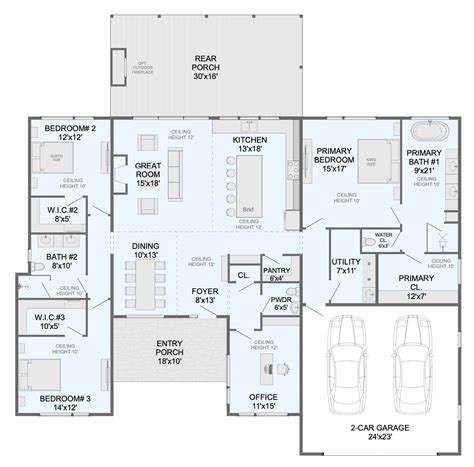 Big House Floor Plans in Big Hills | Big Hills Construction