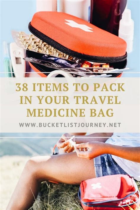 Best Items To Pack In Your Travel Medicine Bag