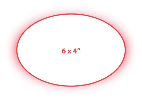 6 x 4 inch Oval - Labelsdesign.com