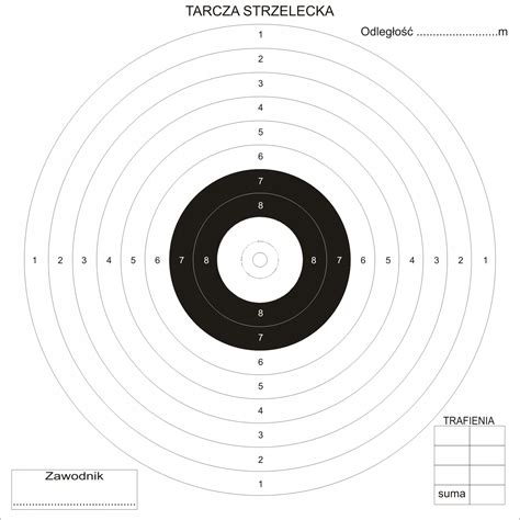 TARCZE STRZELECKIE 14x14 Cm 100 Sztuk Sztywne 2003 14671018983