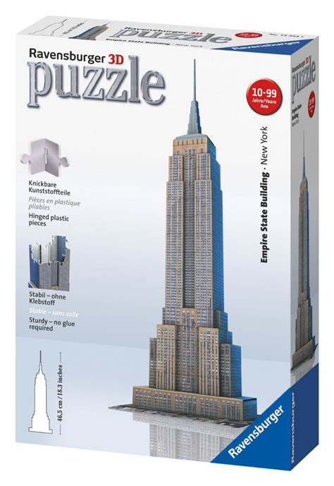 Ravensburger Empire State Building 3D Jigsaw Puzzle, 216 Pieces – Acapsule Toys and Gifts