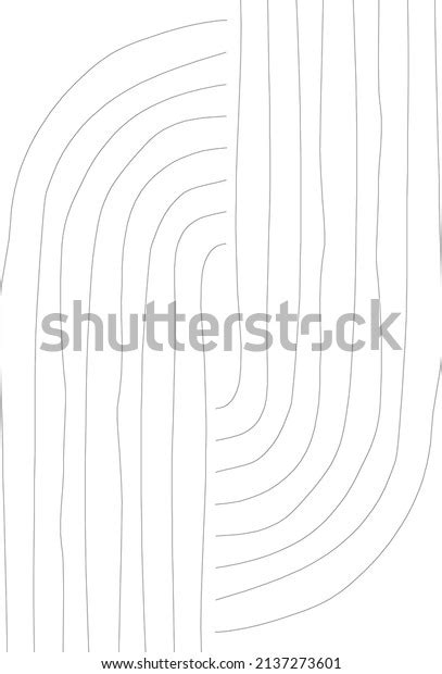 Abstract Curve Line Pattern Black White Stock Vector (Royalty Free ...