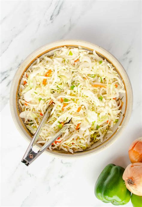 Old Fashioned Coleslaw With Vinegar The Darling Apron