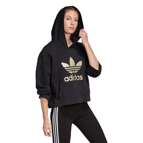 adidas Originals Premium Logo Hoodie Black | Fun Sport Vision