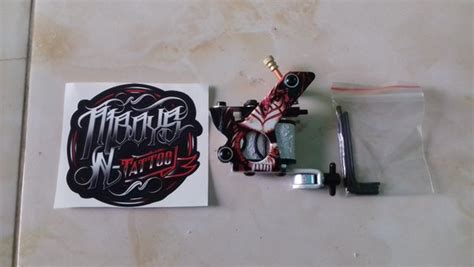 Jual New Pro Tattoo Machine Gun Shader Liner Wrap Coils Free Spring