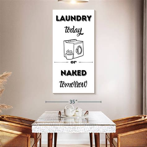 Trinx Laundry Today Naked Tomorrow Wayfair Canada