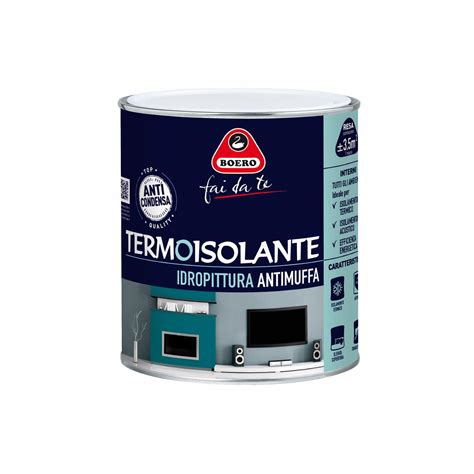 Pittura Termoisolante BOERO 0 75 L Bianco Leroy Merlin