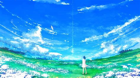 Anime Flower Field Scenery Zerochan has 1 493 flower field anime images and many more in its gallery