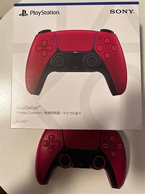 PS5 Cosmic Red Controller, Video Gaming, Gaming Accessories ...