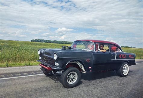 5000 Miles In A Straight Axle 55 Chevy Gasser With Pie Crust Slicks — Torqtalk