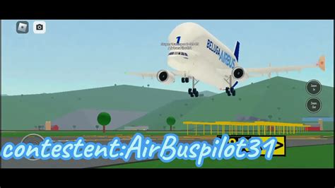 Airbus Beluga Landing Competition YouTube