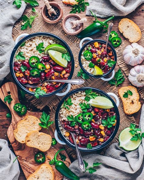 Bianca Zapatka Vegan Food On Instagram Spicy Vegan Chili Sind Carne