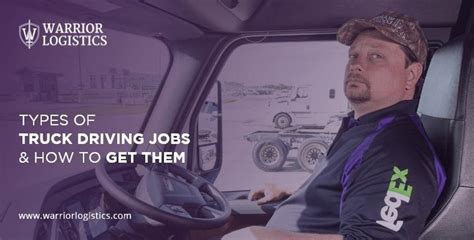 Best Types Of Truck Driving Jobs And How To Get Them By Warrior Logistics Issuu