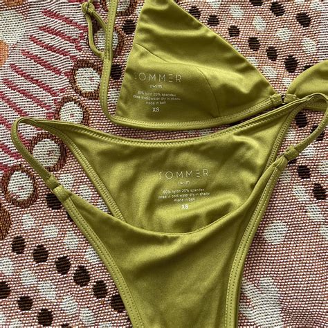 Sommer Swim Bikini Top And Bottom Both Xs Worn Depop