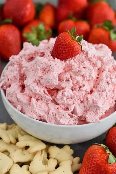 Strawberry Fluff Dip Simple Joy