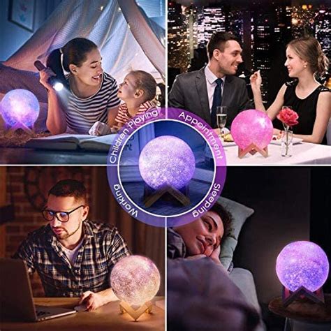 Cm D Led Mond Lampe Moon Light Touch Sensor Mondlicht Kinder